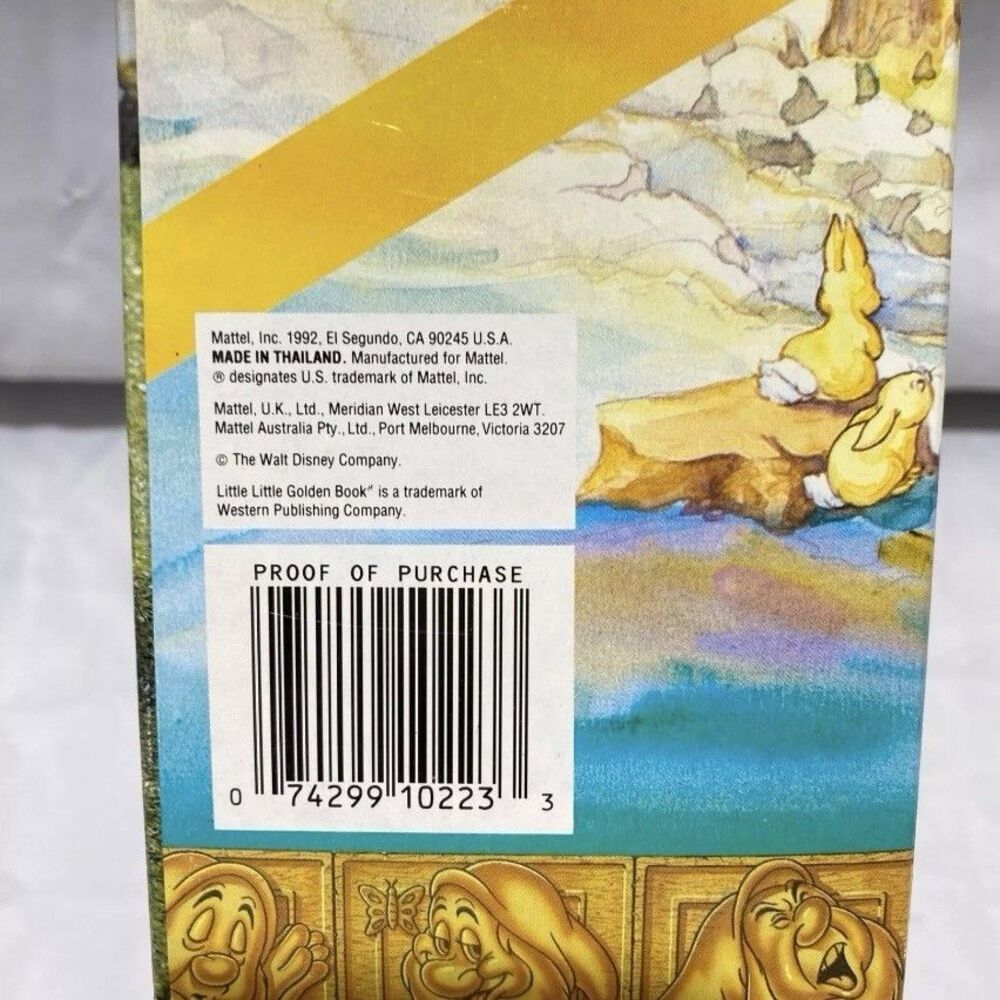 1992 Mattel Disney Snow White and The 7 Dwarfs Grumpy Doll Magic Color Change - Picture 7 of 7